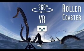 360 VR Roller Coaster: Virtual Reality scary 360 video for Cardboard & Samsung Gear VR Box