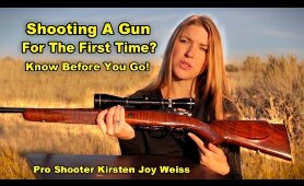 How To Shoot A Gun (New Shooters) - What To Expect - Pro Shooting Tips #6