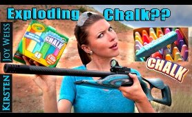 Shooting Chalk With A Gun! - Target Test #2
