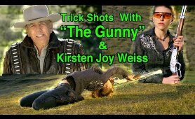 TRICK SHOTS With The GUNNY (R Lee Ermy) & Kirsten Joy Weiss  | Ep. 1