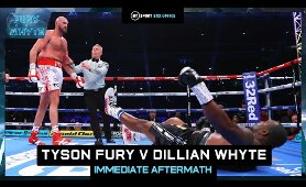 Tyson Fury knocks out Dillian Whyte in the 6th round: The immediate aftermath of a remarkable fight