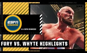 Tyson Fury mixes it up with Dillian Whyte in their heavyweight title fight | ESPN Ringside
