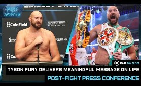 Tyson Fury delivers a powerful and meaningful message | Fury v Whyte post-fight press conference