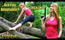 Trick Shots - Balancing on a Shaky Tree - Are You Adaptable?