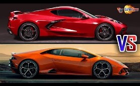 2020 Chevrolet Corvette C8 VS 2020 Lamborghini Huracan | CARS BATTLE